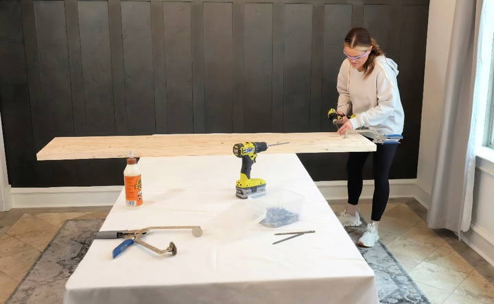 easy diy wooden dining bench