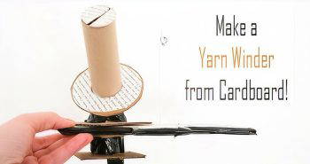 easy handmade yarn winder