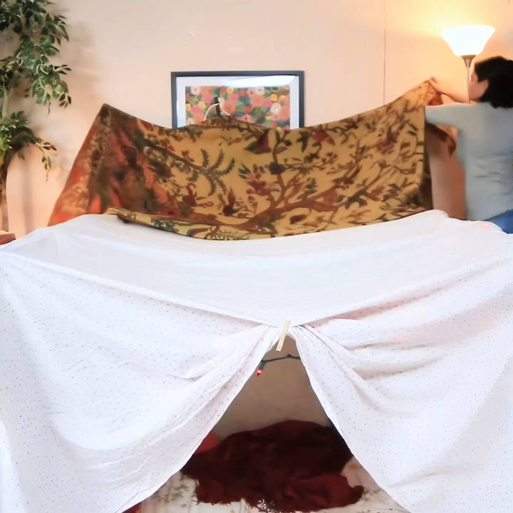 easy homemade blanket fort