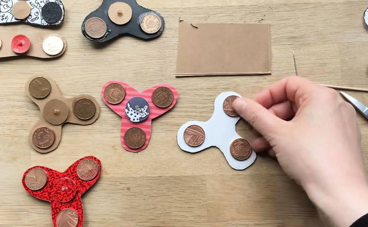 easy homemade fidget spinner