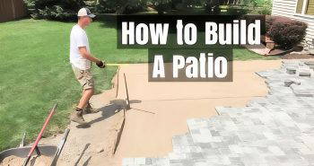 easy steps to build a patio