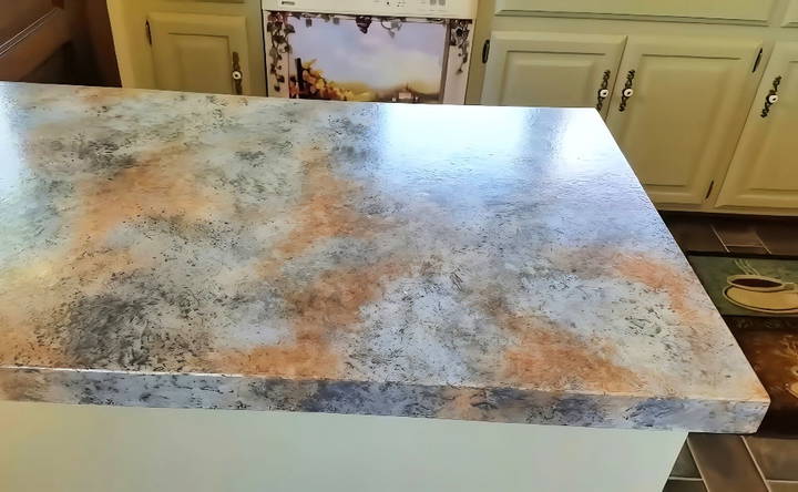 easy steps to paint countertops