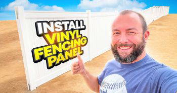 easy to install vinyl fence