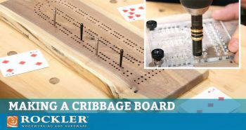 easy way to make a cribbage board