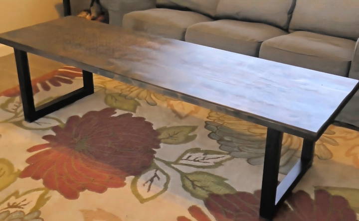 easy way to make metal table legs