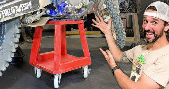 free dirt bike stand woodworking plan