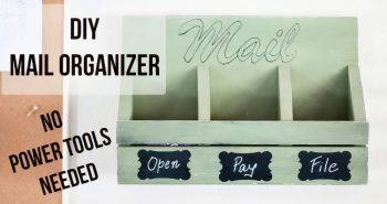 free mail organizer woodworking plan