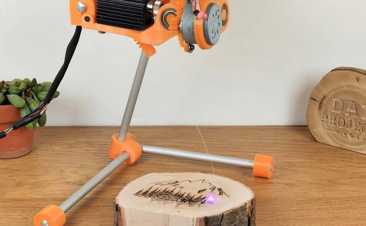 handmade laser engraver