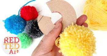 handmade pom pom maker