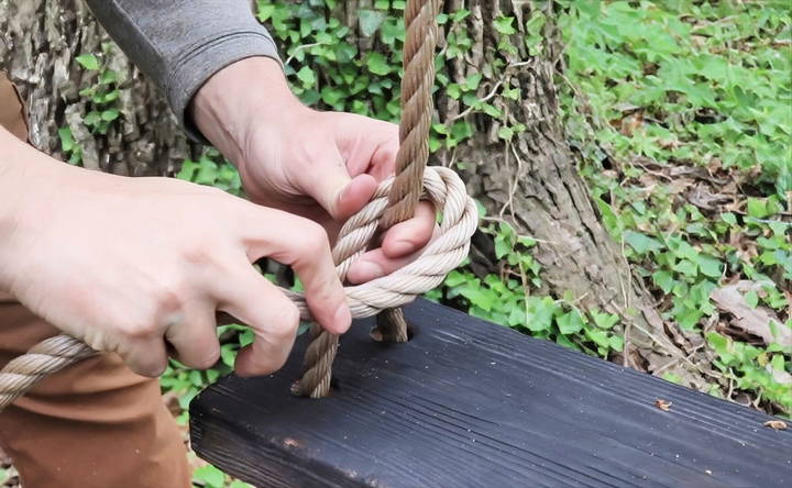 hanging the swing