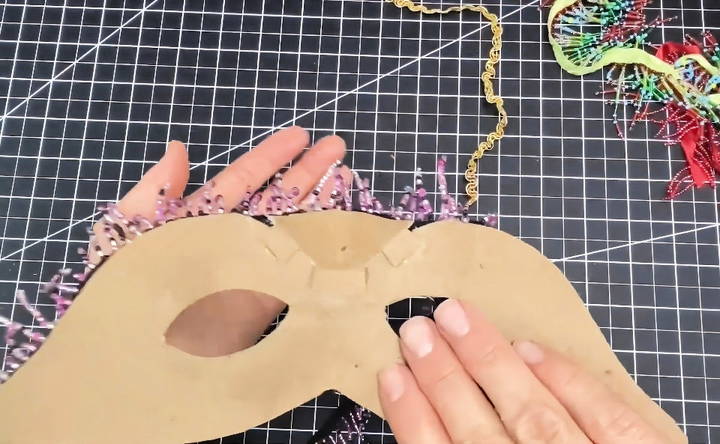 homemade masquerade mask