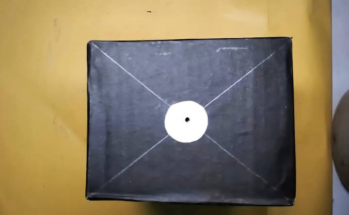 homemade pinhole camera