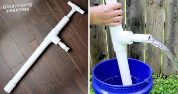 homemade pvc water pump