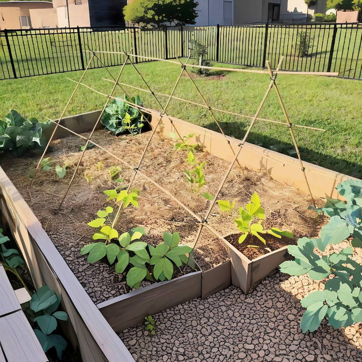 how to build a bamboo trellis