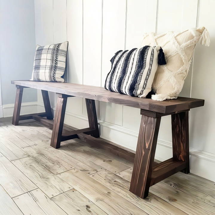 how to build a dining bench