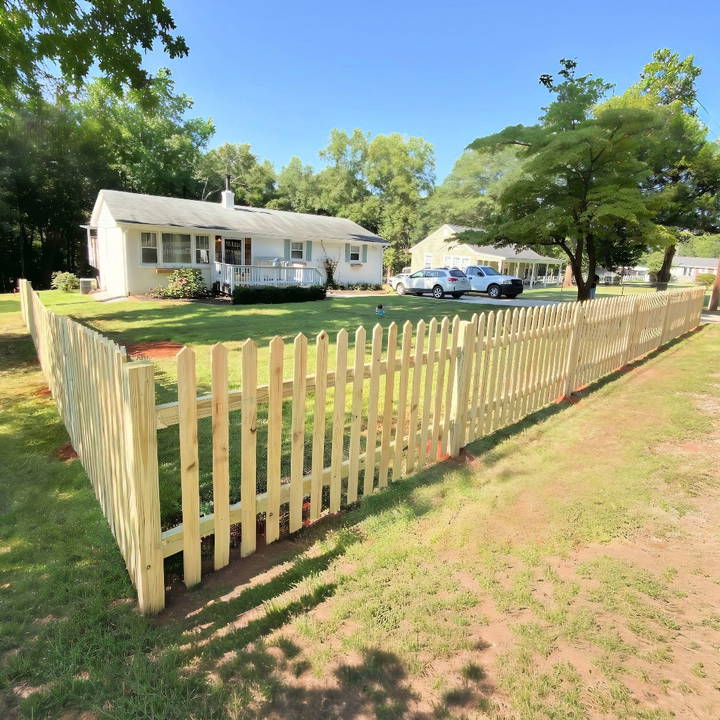 how to build a picket fence