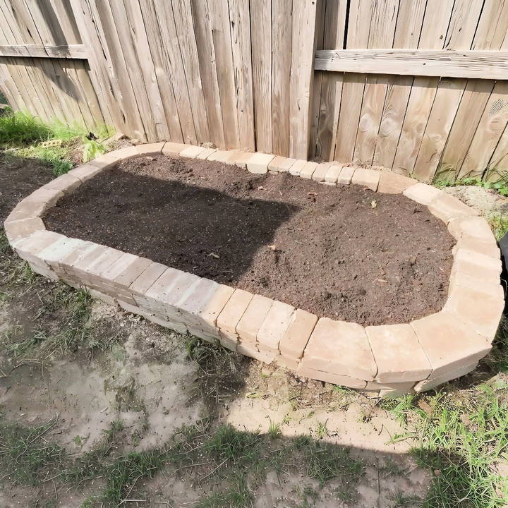 how to build a stone raised garden bed