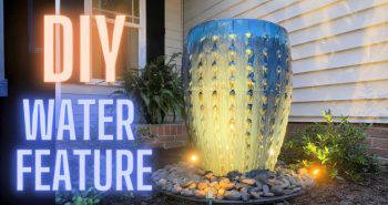 how to build a water feature