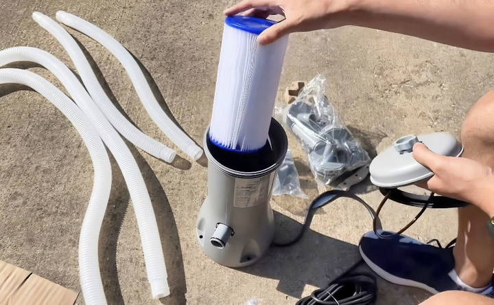 how to install a pool filter