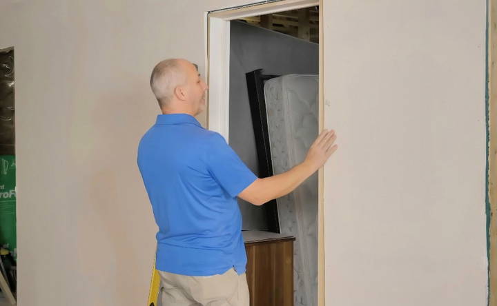 how to install door trim