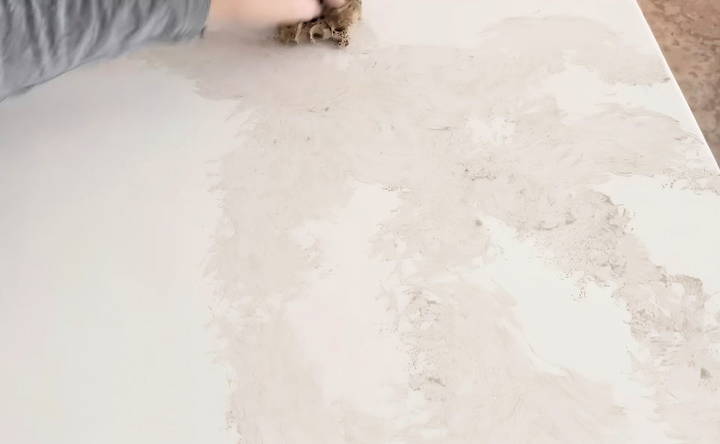 how to make a faux marble countertop