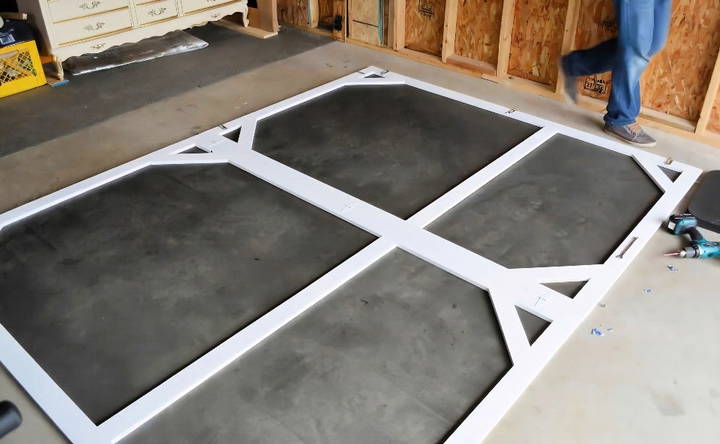 how to make a garage screen door