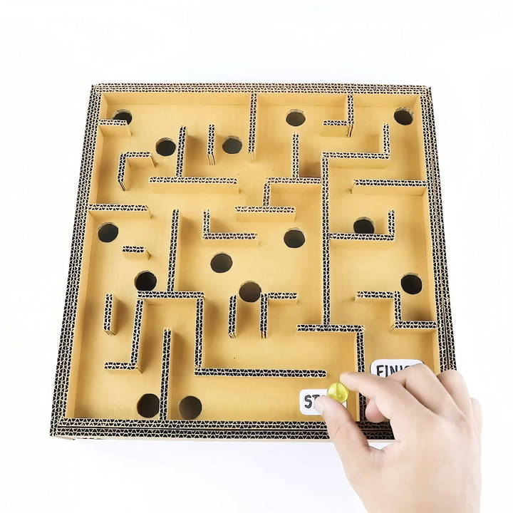 how to make a marble maze game