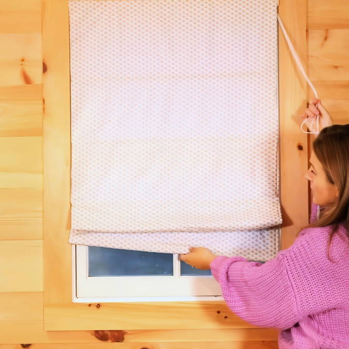 how to make roman shades