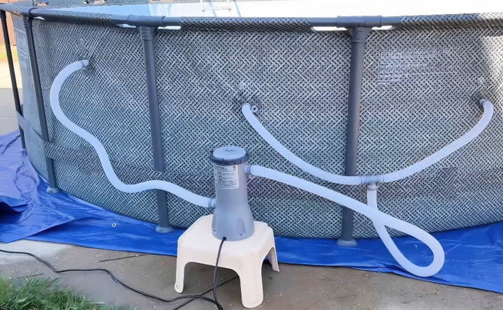 how to set up a pool filter