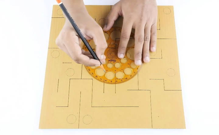 inexpensive diy marble maze