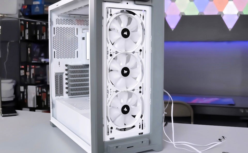 install and connect fans