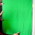 pull down green screen diy