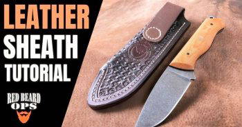 make a knife sheath with pictures