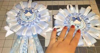 make your own baby shower corsage