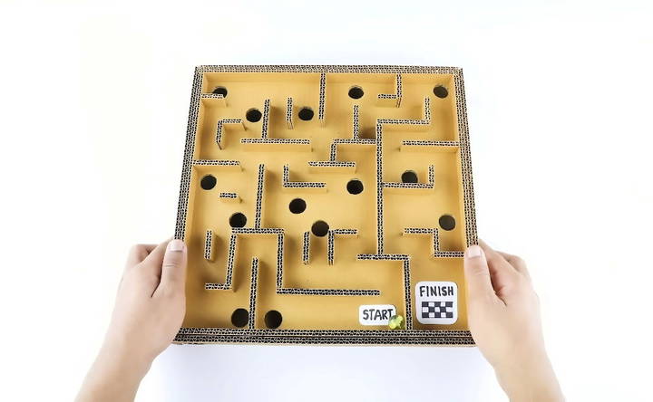 make your own marble maze