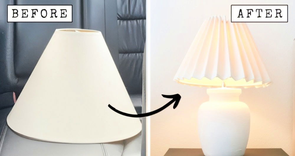DIY Pleated Lampshade: Home Décor Project You Can Try
