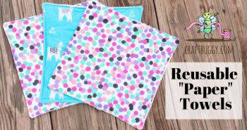 make your own reusable paper towels