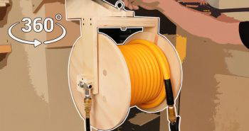 making a hose reel at home