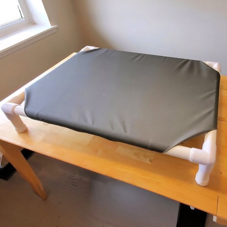 View of DIY Elevated Dog Bed: Step-by-Step Building Guide