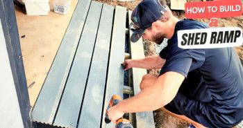 making a shed ramp out of wood