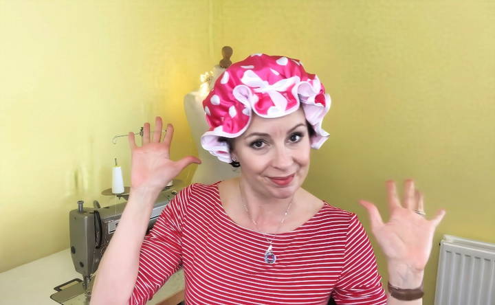 making a shower cap at home