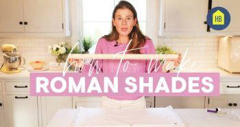 making roman shades at home