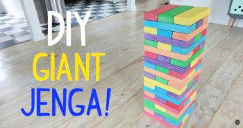 making your own giant jenga