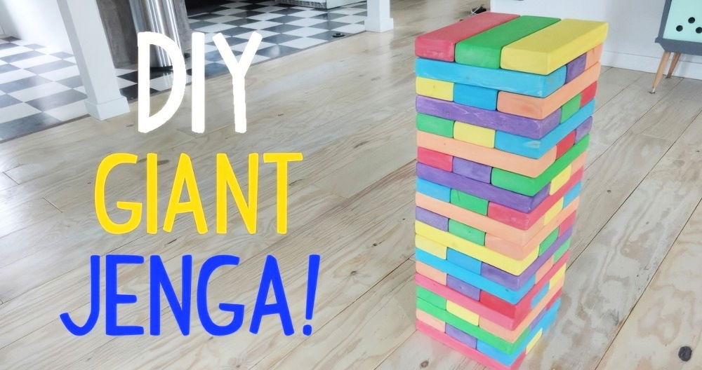 DIY Giant Jenga: Level Up Your Next Party