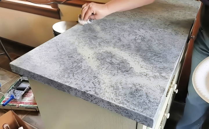 painting your own countertops