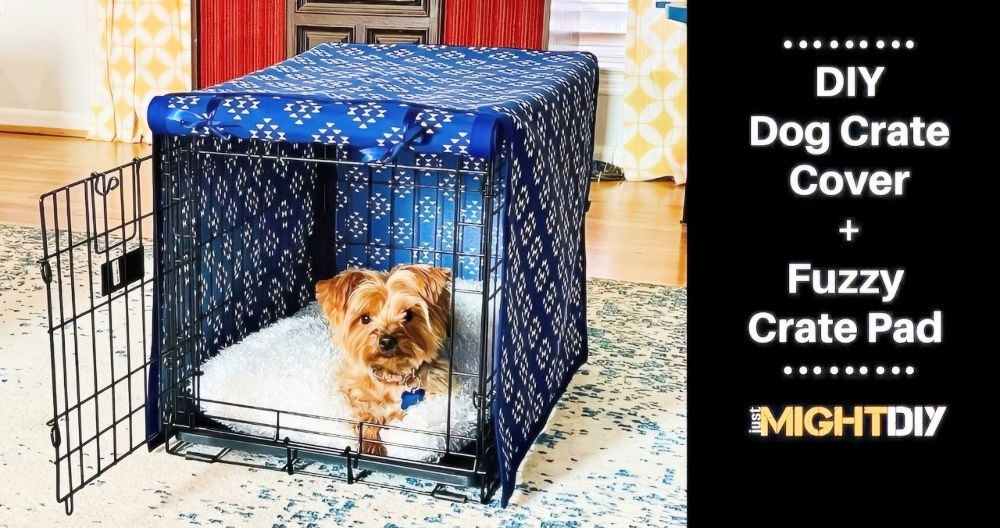 Sew Your Own DIY Dog Crate Cover
