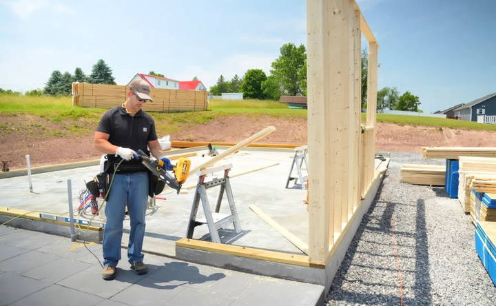 assembling the wall frames