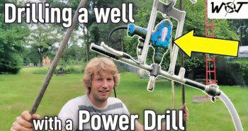 best well drilling using a hand drill