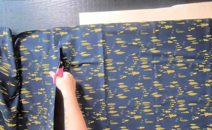 cut and prepare the fabric