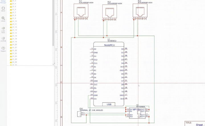 designing the schematic